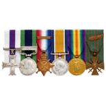 WW1 Cameronians Scottish Rifles Battle of Doiran Military Cross Group of Six Medals.