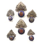 Royal Fusiliers Silver Regimental Sweetheart Brooches