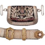 1st Essex Volunteer Artillery Victorian post 1894 Officer’s Dress Pouch.