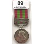 3rd Bn Rifle Brigade, India General Service Medal, clasp “Punjab Frontier 1897-98”.