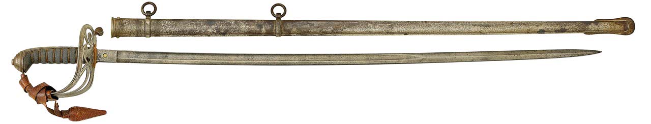 Victorian 80th Lancashire RV (Liverpool Press Guard) Officer’s Levee Rifle Pattern Sword.