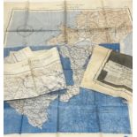 WW2 / Cold War US Air Force Silk Escape Maps