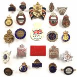 WW2 British Home Front Lapel Badges.