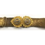 Queen’s Bays post 1901 lady’s levée belt