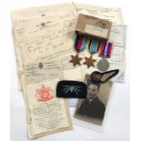 WW2 RAF 1941 Aircrew Europe Star Casualty Group of Medals and Ephemera.