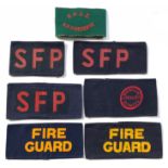 WW2 Selection of Home Front Armbands.