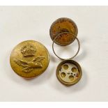 WW2 RAF Escape and Evasion Tunic Button Compass