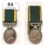 King’s Liverpool Regiment George VI Territorial Efficiency Medal