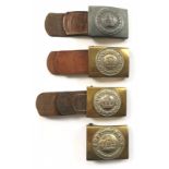 WW1 Imperial German Prussian Other Rank’s Belt Buckles.