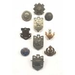 10 Scottish and other OTC/CCF glengarry/cap badges.