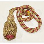 19th Century British Officer’s Bullion Sword Knot