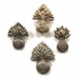 Royal Fusiliers Silver Regimental Sweetheart Brooches
