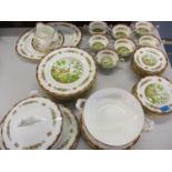 A Royal Albert 'Chelsea Bird' part dinner service