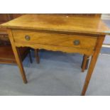 A Georgian mahogany side table