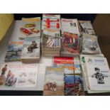 A collection of Meccano magazines circa 1945 to 1955 as well as from the 1960s, 1970s