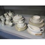 A Royal Doulton 'White Nile' part dinner service