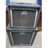 Two Peavey guitar amps to include a Studio Pro 110 and a TKO 80