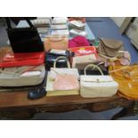 A selection of vintage fashion bags to include Jane Shilton bags