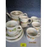 A Wedgwood Quince part tea set