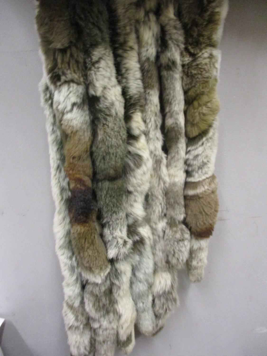 A French Tissavel faux fur jacket together with a multi tail fur scarf and a quantity of faux fur - Image 2 of 2