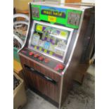 A vintage 'Maxihold' Gemini MFG Co Ltd electronic fruit machine, not working