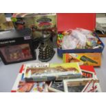 Late 20th century toys to include a Ninja 3D Virtual World Motion sensor goggles, Monopoly, a USB