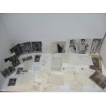 Letters, photographs, autographed photographs, Christmas cards and signatures relating to Harold
