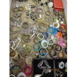 Costume, silver and other jewellery to include earrings, necklaces, silver rings and other items