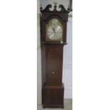 A George III oak longcase clock, the arched top dial signed Alex Ferguson, Cupar, and having gilt