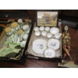 A selection of Radford kitchen pottery, together with an early 20th century Kensington tea set, a