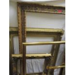 A quantity of early to late 20th century gilt picture frames