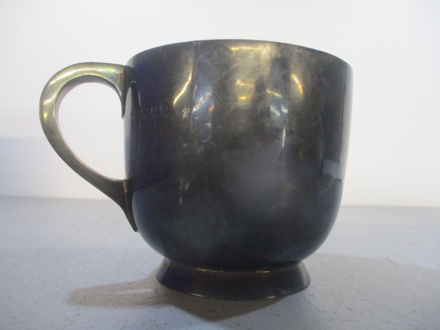 A Victorian silver Christening cup