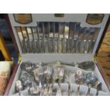 A canteen of Viners silver plated cutlery