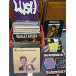 A quantity of 1950s-1970s LPs to include Lush, McCartney, Chuck Berry, The Temptations and Shirley
