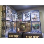 Thirteen Star Trek diecast models