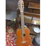A vintage Alfesta acoustic guitar