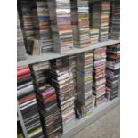 A collection of 870 CDs, 1002 DVDs, 175 records and 58 cassettes