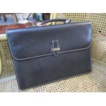 A Guy Laroche, Parisian leather briefcase/attache case