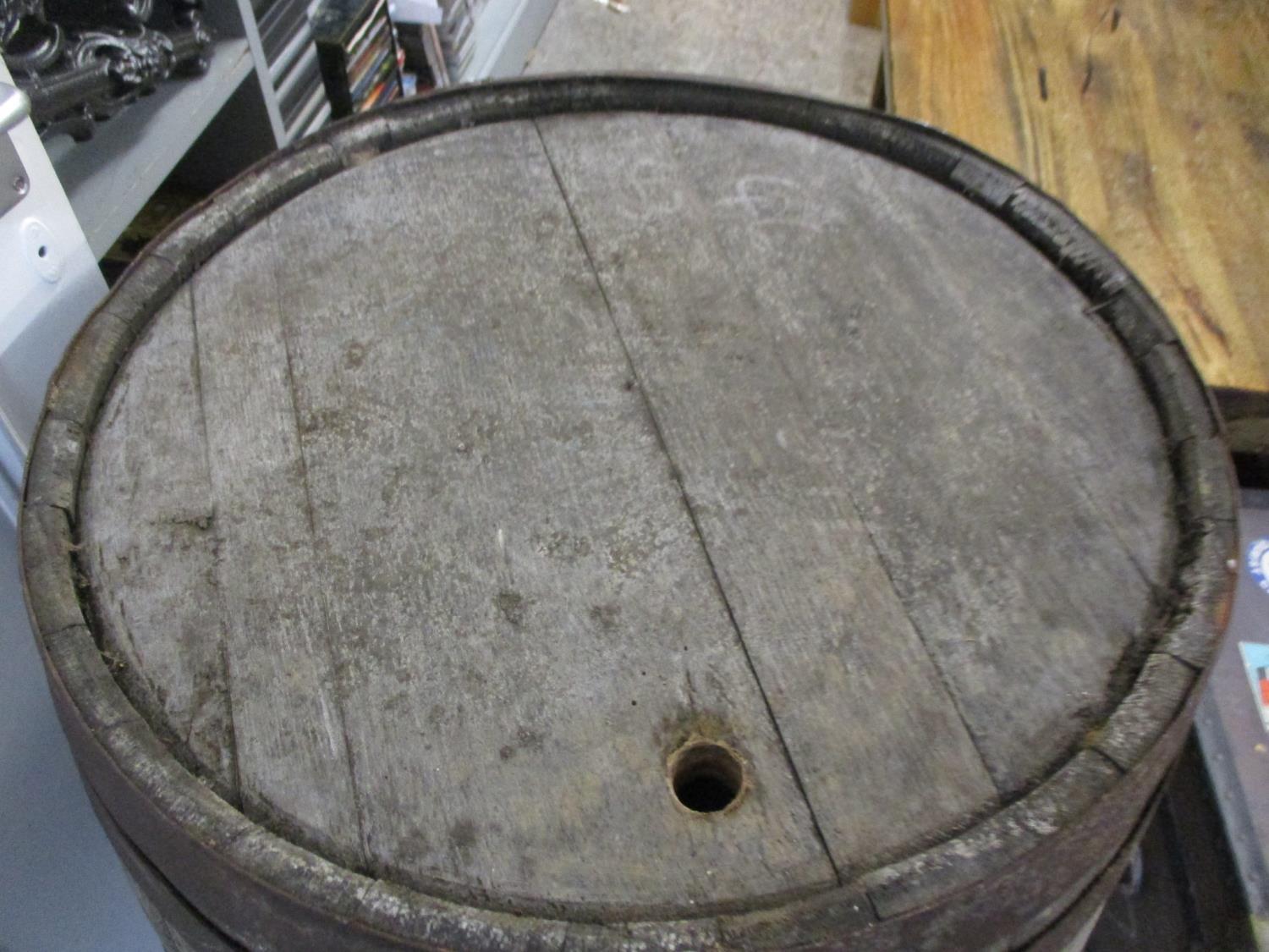 A barrel having wrought iron supports - Image 2 of 2