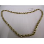 Christian Dior- A vintage gold plated multi link necklace, 24" long