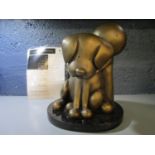 Doug Hyde b 1972, British - Beware of the Dog, a signed, limited edition bronze sculpture, edition