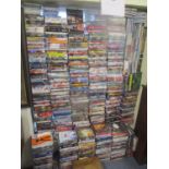 Approximately 1200 CDs, cassettes, records and DVDs comprising 391 CDs, 16 cassettes, 50 records,