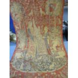 An early 20th century Flemish tapestry wall hanging A/F Condition: various tears requiring attention