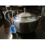 A Georg Jensen (Denmark) stainless steel teapot