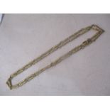 A 9ct gold rope twist effect necklace