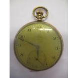 An early 20th century Omega, open faced pocket watch