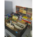 Toys to include Bumm model carts, Hotwheels, The Big Train, Element-bau system and other items