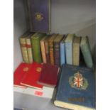 A quantity of books, mainly early 20th century to include leather bound novels from Kingwell Hall in