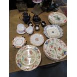 A selection of ceramics to include Royal Worcester Audubon Birds of America collectors plates,