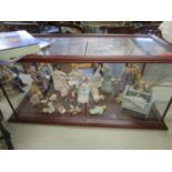 Scenes of Victorian Life by Del Prado, a diorama, a Victorian doll's pram with painted metal